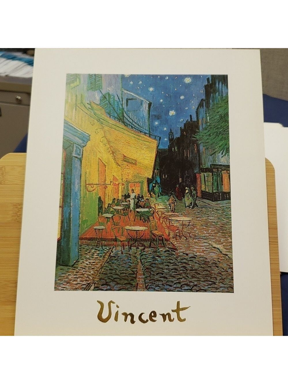 Café Terrace at Night Painting by Vincent van Gogh Art Print